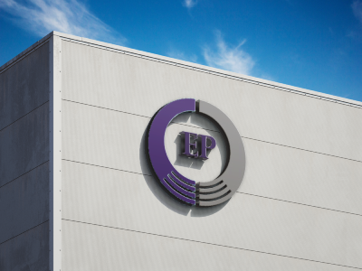logo on the builiding mockup 1
